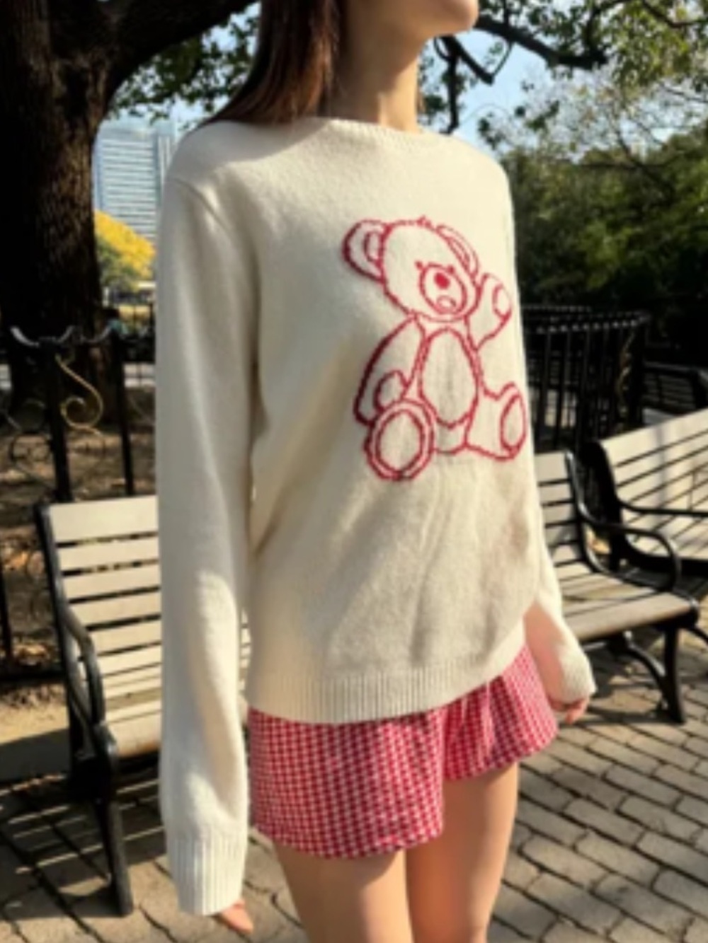 Brandy Melville Martha Teddy Bear sweater